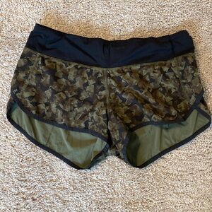 Lululemon Camo Speed Shorts